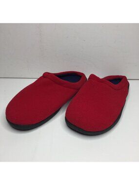 Secret Treasures Adult Red Fleece Bedroom Slippers Size Large 9-10